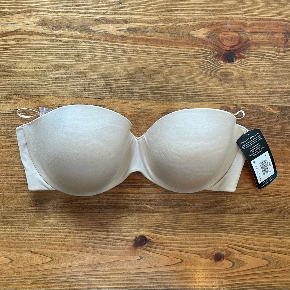 NWT Maidenform 36D Strapless Bra Removable Straps